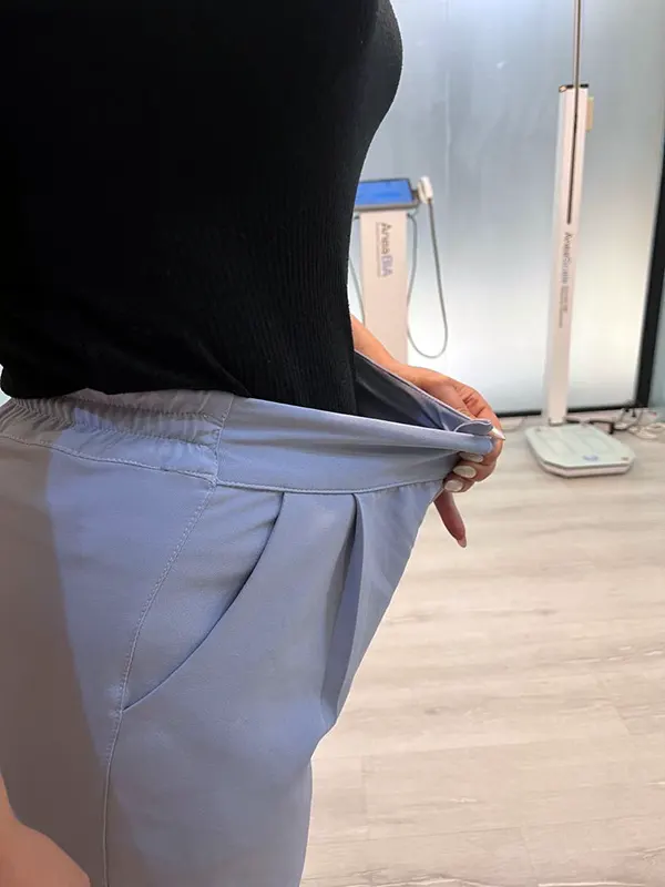 لاغری و باریک‌تر شدن شکم و کمر